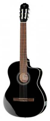 Takamine GC1CE BLK 4/4 классическая гитара со звукоснимателем