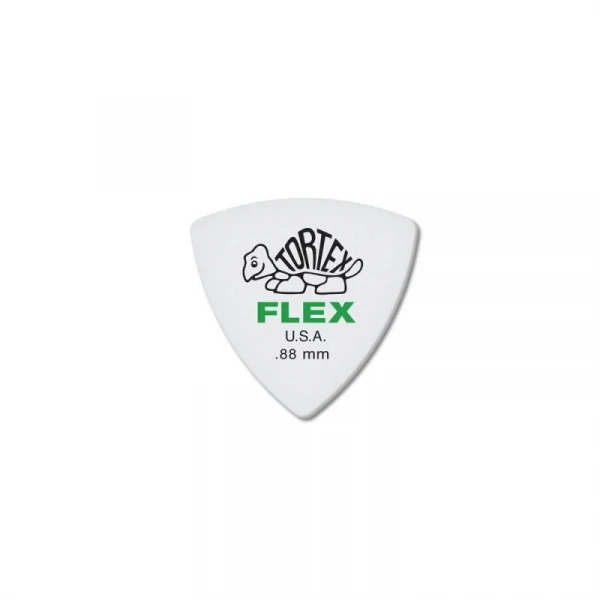 DUNLOP 456P.88 Tortex Flex Triangle набор медиаторов 0.88 6 шт