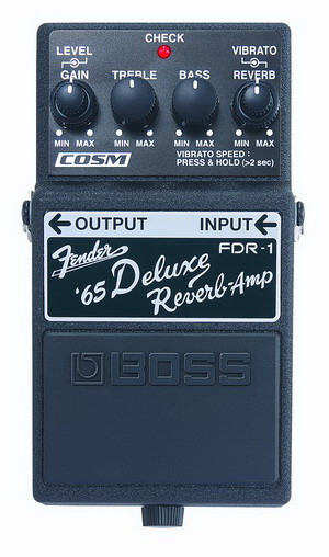 Педаль BOSS FDR-1 Fender '65 Deluxe Reverb-Amp для электрогитары