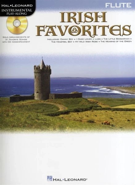 HL00842489- INSTRUMENTAL PLAY-ALONG IRISH FAVORITES FLUTE BOOK/CD