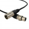Микрофонный кабель QUIK LOK RKSM344-5 Superflex, XLR папа - Stereo Jack, 5 м