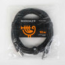 Микрофонный кабель QUIK LOK RKSM344-5 Superflex, XLR папа - Stereo Jack, 5 м