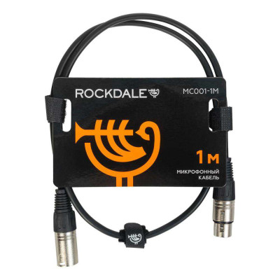 Микрофонный кабель ROCKDALE MC001-10M, разъемы XLR, 10 м