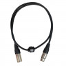 Микрофонный кабель ROCKDALE MC001-10M, разъемы XLR, 10 м