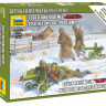 Советские пулемётчики в зимней форме 1/72