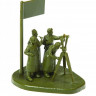 Советский штаб в зимней форме 1/72