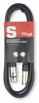 STAGG SMC10 микрофонный кабель XLR мама-XLR папа 10 м