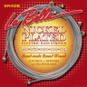 LA  BELLA SN42-B NICKEL PLATED ROUND WOUND CUSTOM LIGHT 40-128 струны для 5-струнной бас-гитары
