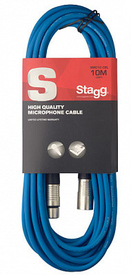 STAGG SMC10 CBL микрофонный кабель XLR мама-XLR папа 10 м
