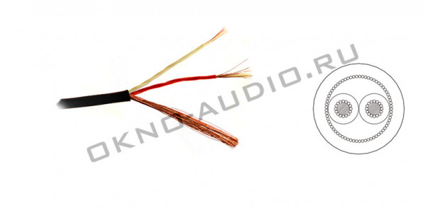 Mogami 2697-00 микрофонный кабель мини 2,5 мм, чёрный