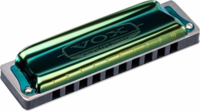 VOX Continental Harmonica Type-1-D губная гармошка, тональность Ре мажор, цвет зеленый
