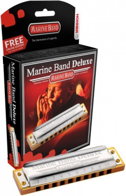 Губная гармошка диатоническая HOHNER Marine Band Deluxe 2005/20 A (M200510X)