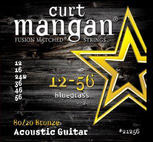 CURT MANGAN 12-56 80/20 Bronze Bluegrass Set струны для акустической гитары