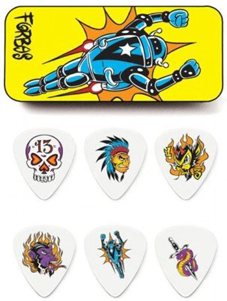 DUNLOP BL100 Alan Forbes Picks набор медиаторов 432 шт