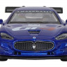 Машина "АВТОПАНОРАМА" Maserati Gran Turismo MC GT4, синий, 1/43, инерция, в/к 17,5*12,5*6,5 см