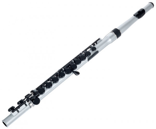 NUVO Student Flute (Silver/Black) флейта студенческая из пластика с удлинённым клапаном Соль