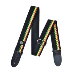 DUNLOP BОВ-02 Bob Marley Hackey Sack ремень гитарный, хлопок, черный