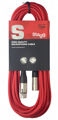 STAGG SMC10 CRD микрофонный кабель XLR мама-XLR папа 10 м