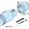 Neutrik NAC3FCA - кабельный разъем PowerCon входной (синий) 20A/250В