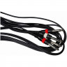 Инструментальный кабель 2хJack 6, 3мм. STANDS & CABLES DUL-004-5