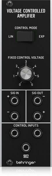 Модуль Behringer 902 VOLTAGE CONTROLLED AMPLIFIER аналоговый VCA Модуль Behringer 902 VOLTAGE CONTROLLED AMPLIFIER аналоговый VCA