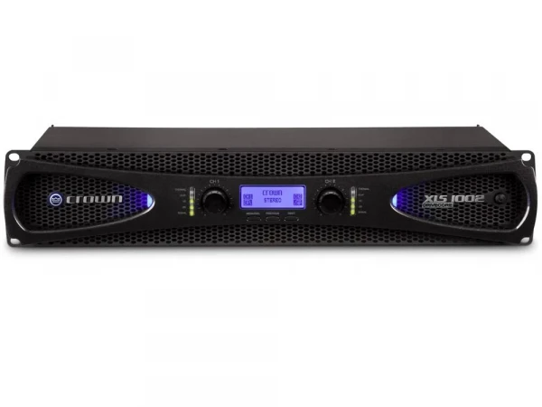 Crown XLS 1002 усилитель c DSP стерео 2Ом - 550 Вт/ 4Ом - 350 Вт/ 8Ом - 250 Вт. Мост 8Ом - 700 Вт/ 4Ом - 1100 Вт