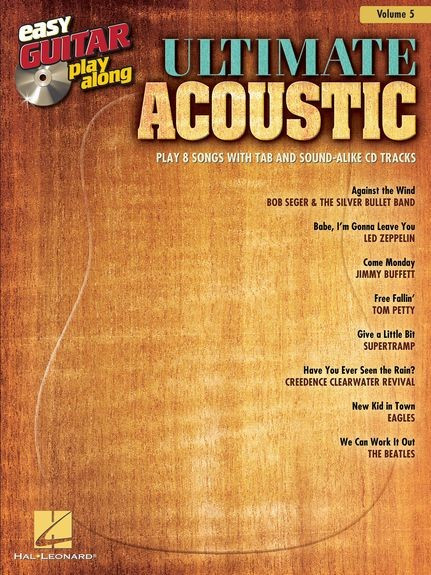 HL00702573 Easy Guitar Play-Along Volume 5: Ultimate Acoustic