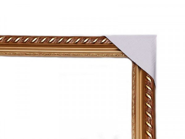 ДЕРЕВЯННАЯ РАМКА ДЛЯ КАРТИН 40х50 (коричневая с золотом)