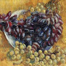 Картина по номерам 40х50 Натюрморт с виноградом ( 27 красок)