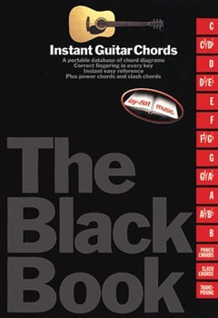 AM953414 THE BLACK BOOK INSTANT GUITAR CHORDS GTR BOOK
