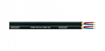 Микрофонный кабель Cordial CMK 422 BLACK сдвоенный