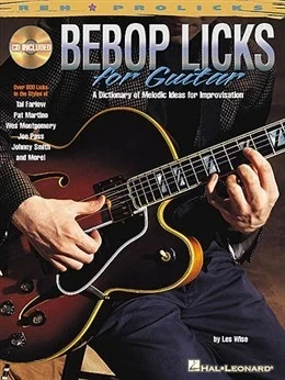 HL00695656 BEBOP LICKS FOR GUITAR TAB BOOK/CD