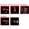 Комплект демпферов для тенор-саксофона GEWA Saxmute для мундштука, эса и раструба