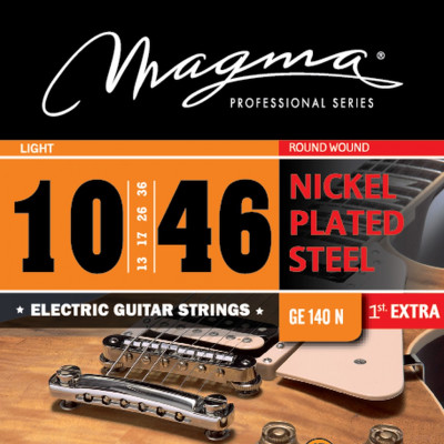 Комплект струн для электрогитары 10-46 Magma Strings GE140N