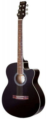 Акустическая гитара MARTINEZ W-91 C BK черная