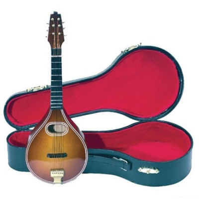 GEWA Miniature Instrument Mandolin сувенир-мандолина деревянная с футляром 20 см