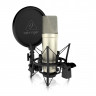 Микрофон студийный BEHRINGER TM1 - конденсаторный с большой мембраной, подвес 'паук', поп-фильтр, кабель 6 м и чехол в комплекте