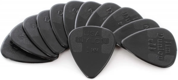 DUNLOP 44P1.0 NYLON Standard набор медиаторов 1 мм, 12 шт