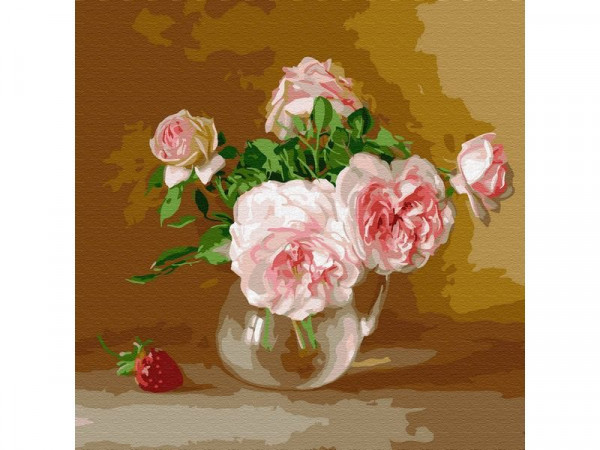 Картина по номерам 30х30 Бузин. Летний день (21 цвет)