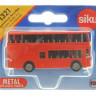 Автобус Siku 1321 двухэтажный 1/87, 7.2 см, красный