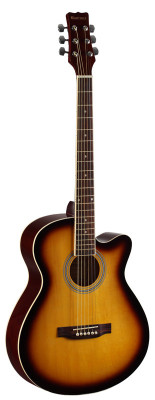 Акустическая гитара MARTINEZ W-91 C SB 2-х тональный санбёрст
