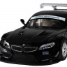 Машина "АВТОПАНОРАМА" BMW Z4 GT, черный, 1/32, свет, звук, инерция, в/к 17,5*13,5*9 см