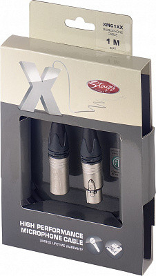 STAGG XMC1XX микрофонный кабель XLR мама-XLR папа 1 м