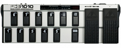 BEHRINGER MIDI FOOT CONTROLLER FCB1010 Напольный MIDI-контроллер с двумя педалями