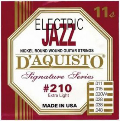 D'Aquisto 210 Jazz (11-48) струны для электрогитары