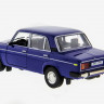 Машина "АВТОПАНОРАМА" ВАЗ 2106 синяя ,1/22, инерция, Pull Bаck механизм, в/к 10*12*22 cм