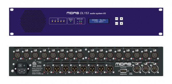 Блок входов/выходов MIDAS DL153 16/8 Блок входов/выходов MIDAS DL153 16/8