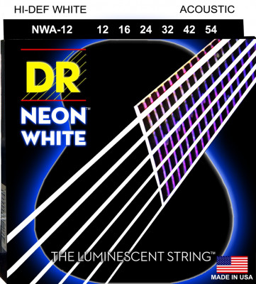 Комплект струн для акустической гитары DR NWA-12, 12-54
