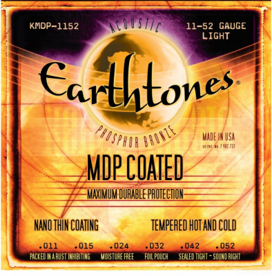 KERLY KMDP-1152 Earthtones Phosphor Bronze MDP Coated Tempered струны для акустической гитары