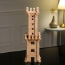 Конструктор деревянный «Башня», 213 деталей, массив бука